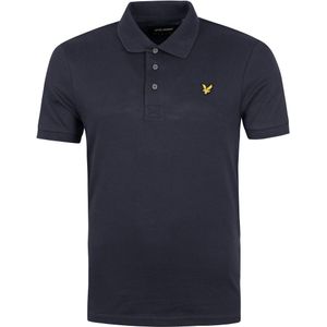 Lyle & Scott Regular Fit Polo met Logo Dark Navy