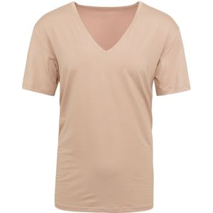 Mey Dry Cotton V-hals T-shirt Beige