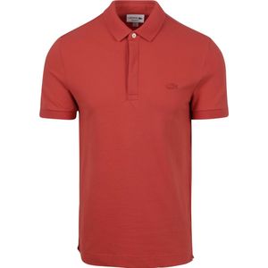 Lacoste Poloshirt Paris Pique Rood