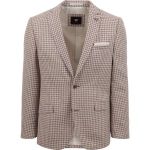 Suitable Blazer Grou Ruiten Beige