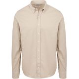 King Essentials - Overhemd - Beige - Regular-Fit - 100% Katoen