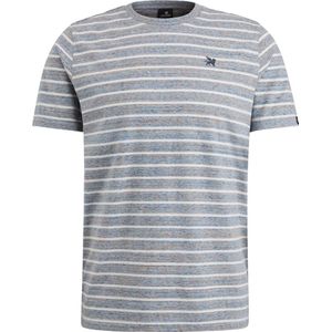 Vanguard T-Shirt Strepen Grijs Blauw