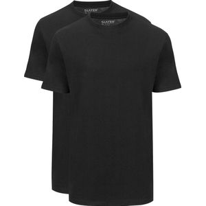 Slater 2-pack American T-shirt Zwart