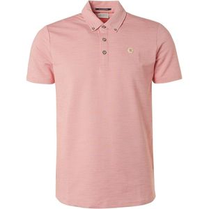 No Excess Polo Pique Melange Roze