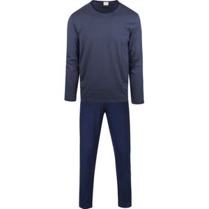 Mey Nachtkleding Lang Strepen Blauw