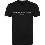 Tommy Hilfiger Logo T-shirt Zwart