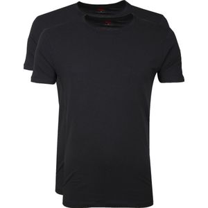 Levi's T-shirt Ronde Hals Zwart 2Pack