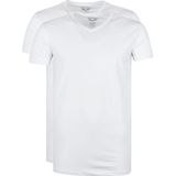 PME Legend Basic T-shirt 2-Pack V-Hals Wit