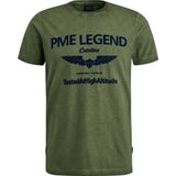 PME Legend Jersey T-Shirt Print Groen