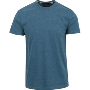 Superdry Classic T-Shirt Melange Blauw