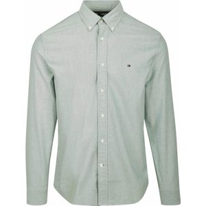 Tommy Hilfiger Oxford Overhemd Lichtgroen