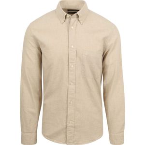 Marc O'Polo Overhemd Twill Beige