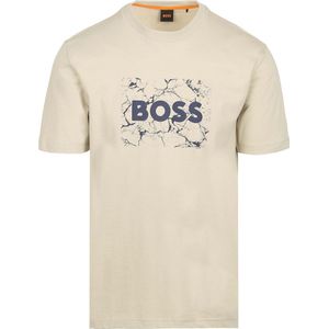 BOSS T-shirt Logo Beige