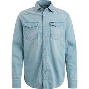 PME Legend Denim Overhemd Lichtblauw