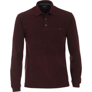 Casa Moda Polo LS Bordeaux Rood