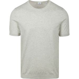 Blue Industry Knitted T-Shirt Melange Ecru