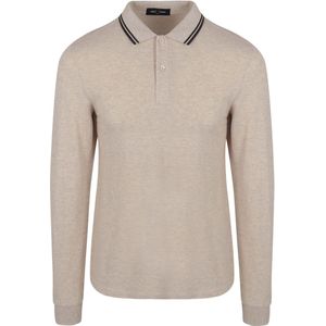 Fred Perry Longsleeve Polo Beige Melange W50