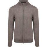 Profuomo Vest Merinowol Taupe