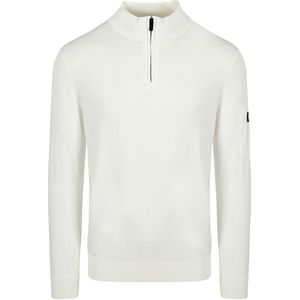 Suitable Race Half Zip Trui Ecru