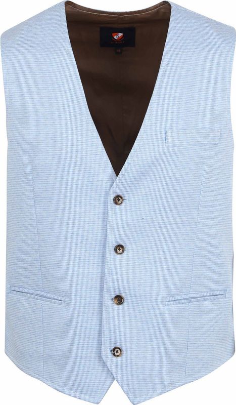 Suitable Gilet Gris Blauw