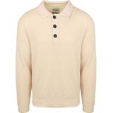 Gebreide pullover met linnen