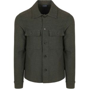 Suitable - Drop Loop Overshirt - Groen - Heren