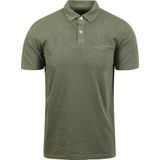 Marc O'Polo Poloshirt Melange Olijfgroen