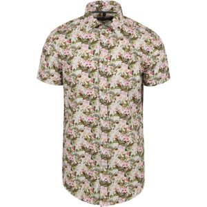 Suitable Short Sleeve Overhemd Print Jungle Groen