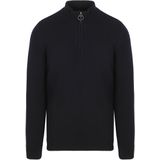 Barbour - Half Zip Trui - Navy - Wol