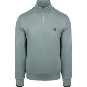 Fred Perry Half Zip Trui Blauw