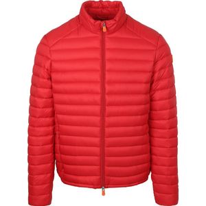 Save The Duck - Jas Alex - Rood - Tussenjas - Slim-Fit - 100% Nylon