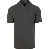 No Excess Poloshirt Riva Solid Antraciet