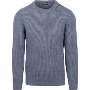 Suitable - Mou - Trui - Donkerblauw - Pullover - Slim-Fit