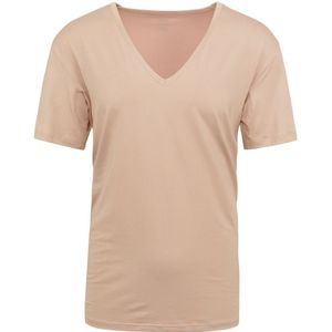 Mey Dry Cotton V-hals T-shirt Beige