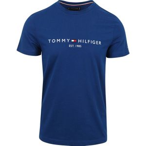 Tommy Hilfiger T-shirt Logo Mid Blauw