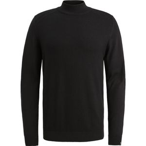 Vanguard - Trui Knitted Turtle - Zwart - Regular-fit - Biologisch Katoen en Modal