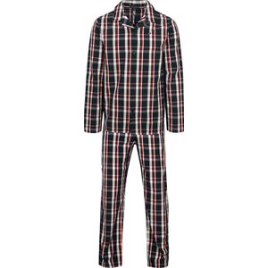 Tommy Hilfiger Pyjama Set Ruit Donkerblauw