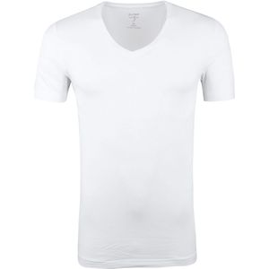 OLYMP T-Shirt Diepe V-Hals Stretch