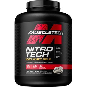 MuscleTech Nitro Tech 100% Whey Gold Cookies & Cream (2270 gr)