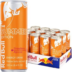 Red Bull Summer Edition Abrikoos Aardbei (12 x 250 ml)
