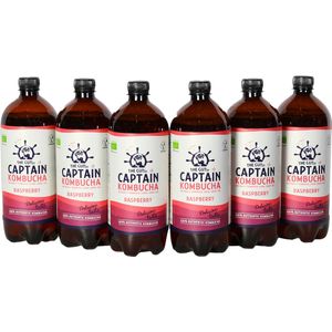 Captain Kombucha Raspberry (6 x 1000 ml)