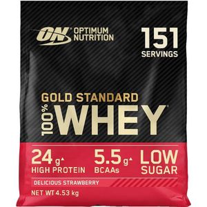 Gold Standard 100% Whey Delicious Strawberry (4530 gr)