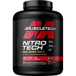 MuscleTech Nitro Tech 100% Whey Gold Double Rich Chocolate (2270 gr)