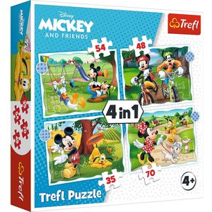 Mickey 4-in-1 Puzzel - 5900511346046