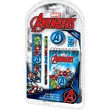 Avengers 5 Delige Schrijfwarenset - 8435507840071