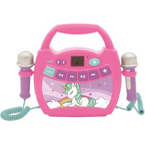 Unicorn Karaokeset met microfoons - 3380743091266