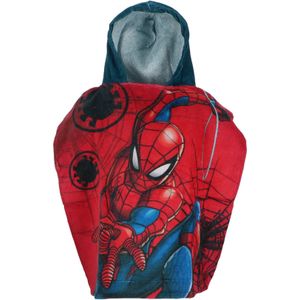 Spiderman - SPI24-2012CG - Poncho - Rood - Zacht Materiaal