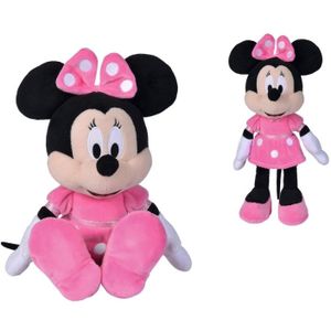 Disney - Minnie Mouse - Pluche - Knuffel - Roze Jurk - 35 cm - Babygeschenk - Vanaf 0 Maanden