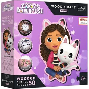 Gabby's Dollhouse Houten Puzzel Junior - and her Kitty - 5900511202021