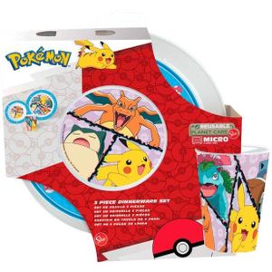 Pokémon ontbijtset - kunststof - BPA-VRIJ